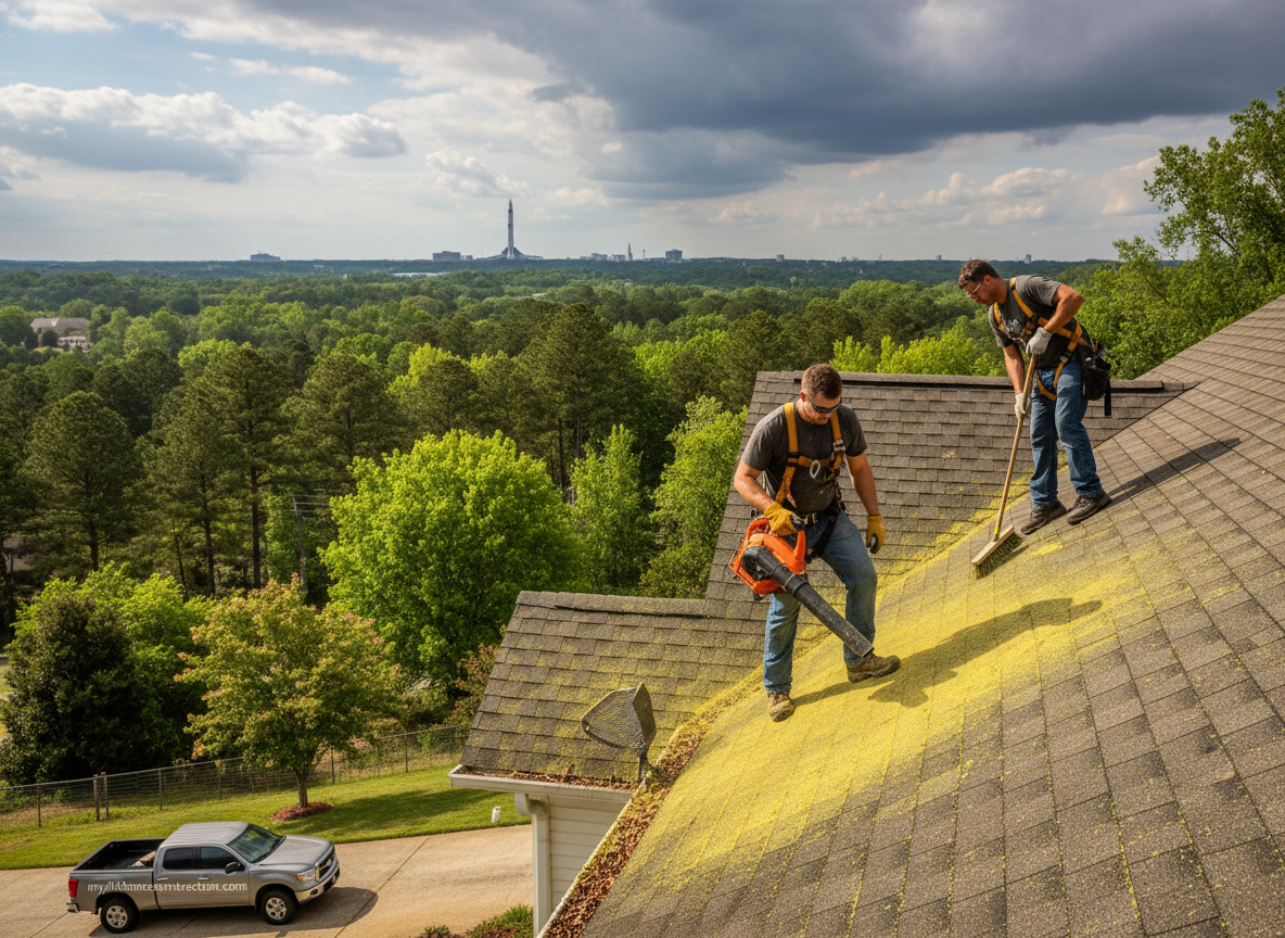 Preparing Your Roof for Alabama's Peak Pollen and Rain Season
